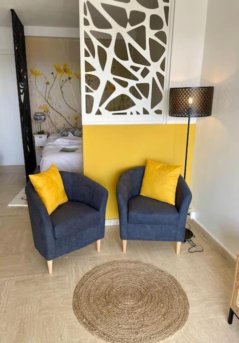 Studio Avec Vue Sur Marina Et Mer - 2 Adultes Et 1 Enfant Maximum Mandelieu Exteriör bild