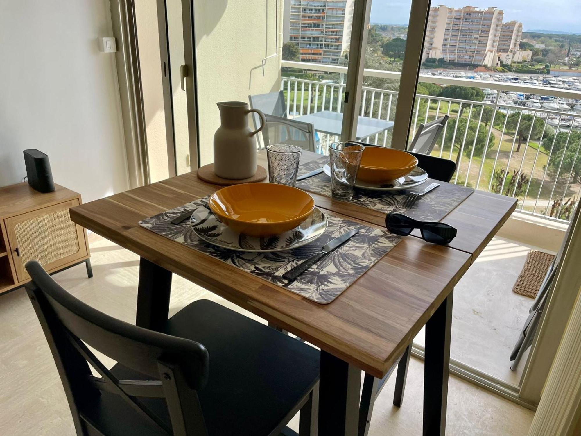 Studio Avec Vue Sur Marina Et Mer - 2 Adultes Et 1 Enfant Maximum Mandelieu Exteriör bild